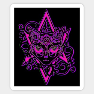 Cat Hexagram Sticker